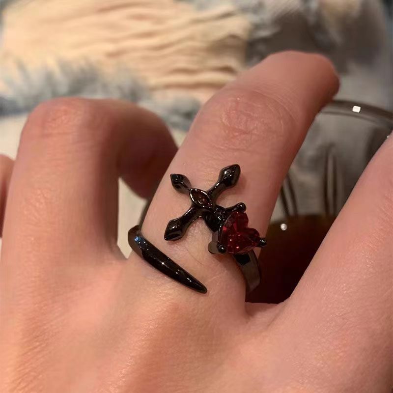Dark Villain Gun Ring