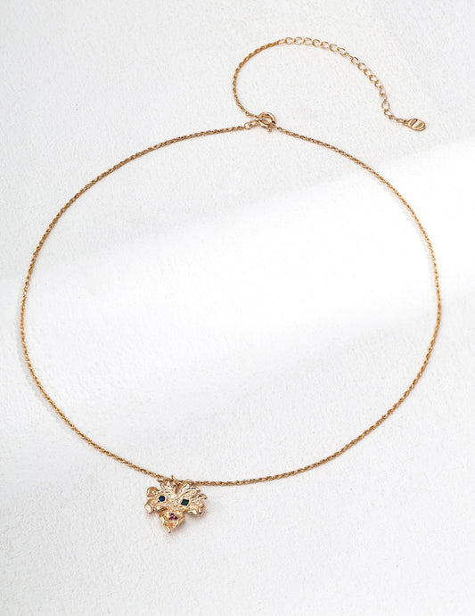 S925 Silver Vintage Zircon Pendant Necklace - Elegant Silver Necklace with Sparkling Zircon Pendant, Perfect for Classic and Vintage Jewelry Styles
