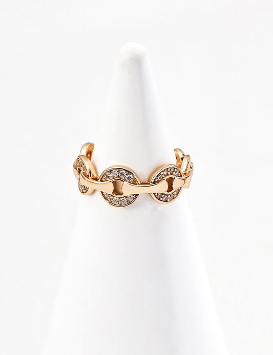 S925 sterling silver designer zircon ring, elegant modern jewel
