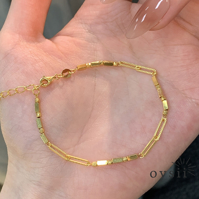 Golden Gleam – Shimmering Fragment Bracelet