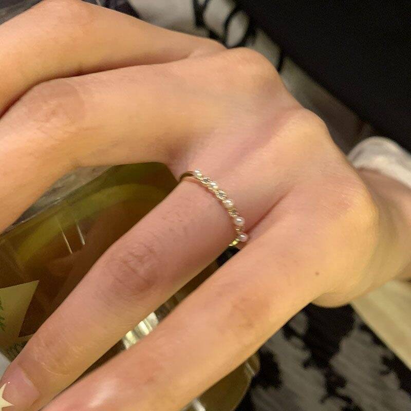 Gold Minimalist Ring Set of 4