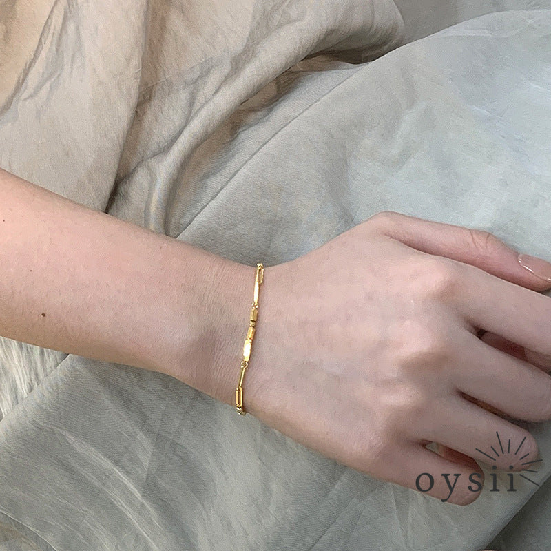 Golden Gleam – Shimmering Fragment Bracelet