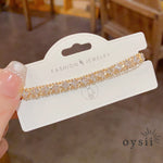 Starlit Geometry — Full Pavé Geometric Bracelet