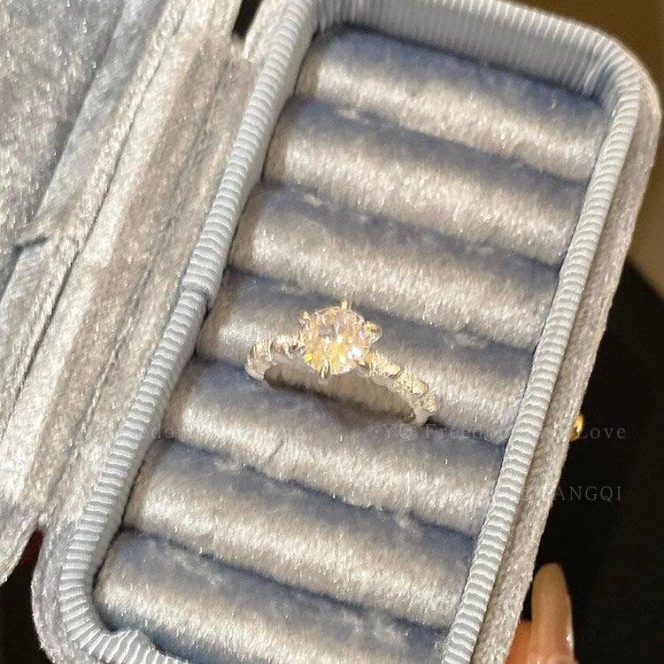 Brushed Open Band Ring