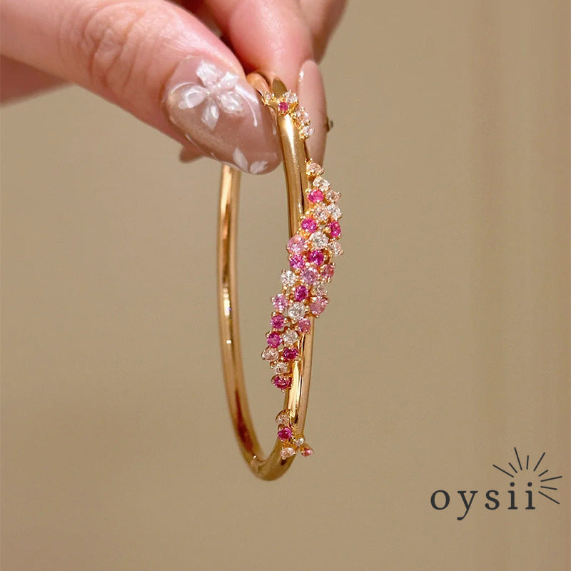 Peach Blossom Charm — Sweet & Delicate Fashion Bracelet