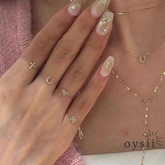 Vintage Drift – Minimalist Chain Ring Set