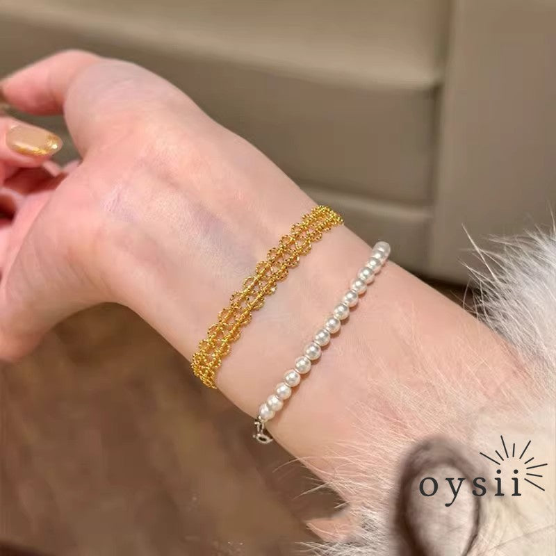 Ethereal Lace – Hollow Design Bracelet