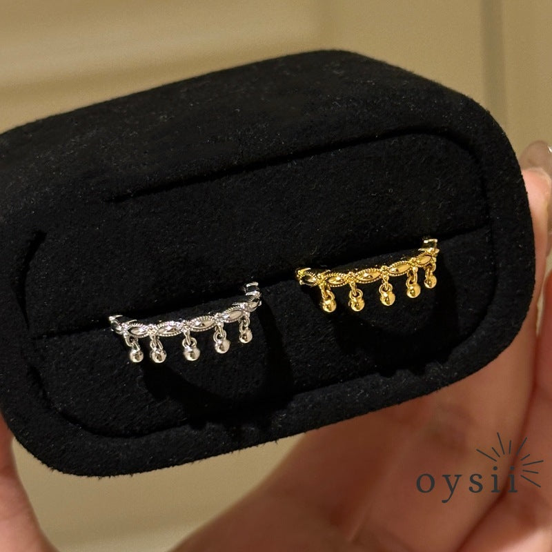 Luminous Charm – Tassel Bead Ring