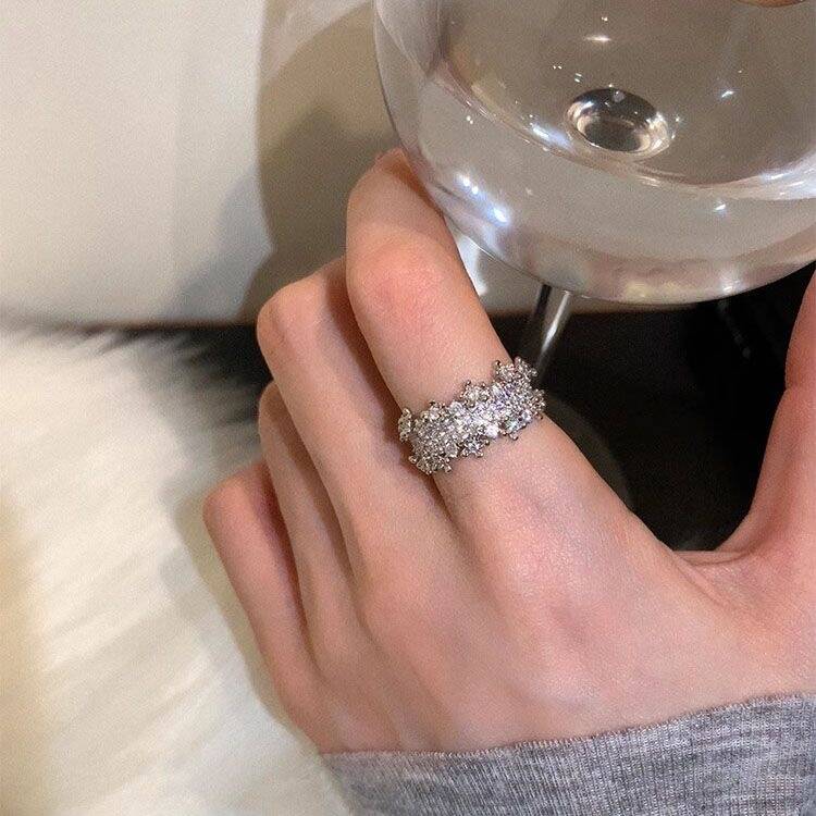 Starry Zircon Pavé Ring