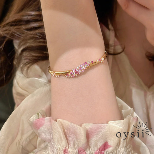 Peach Blossom Charm — Sweet & Delicate Fashion Bracelet
