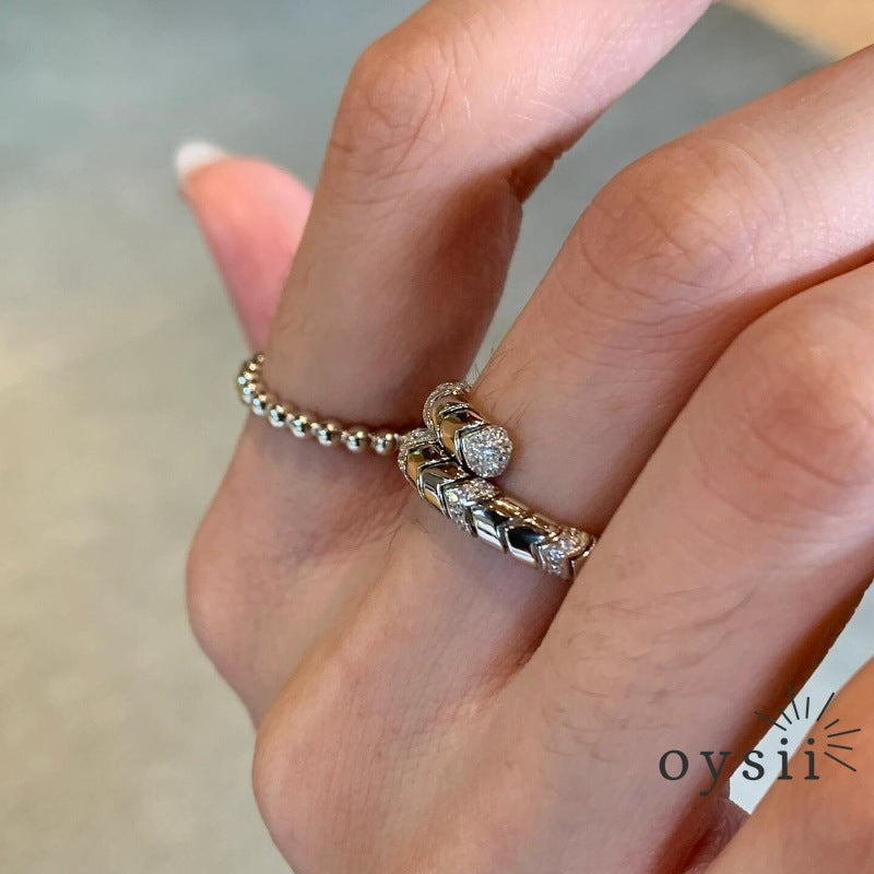 Serpent Luxe – Spring Diamond Ring