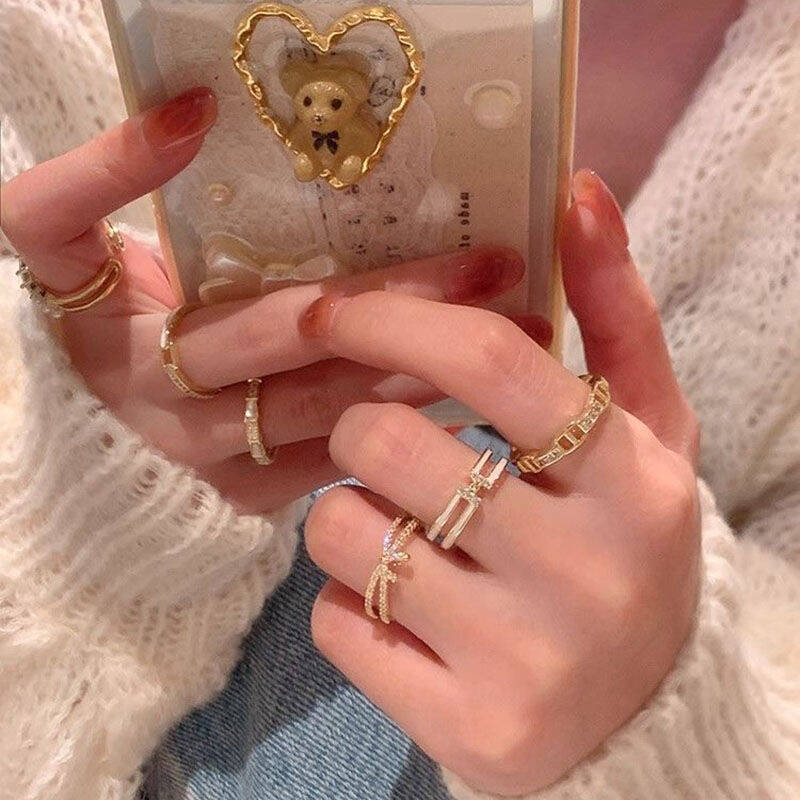 Artistic Versatile Ring Set of 6