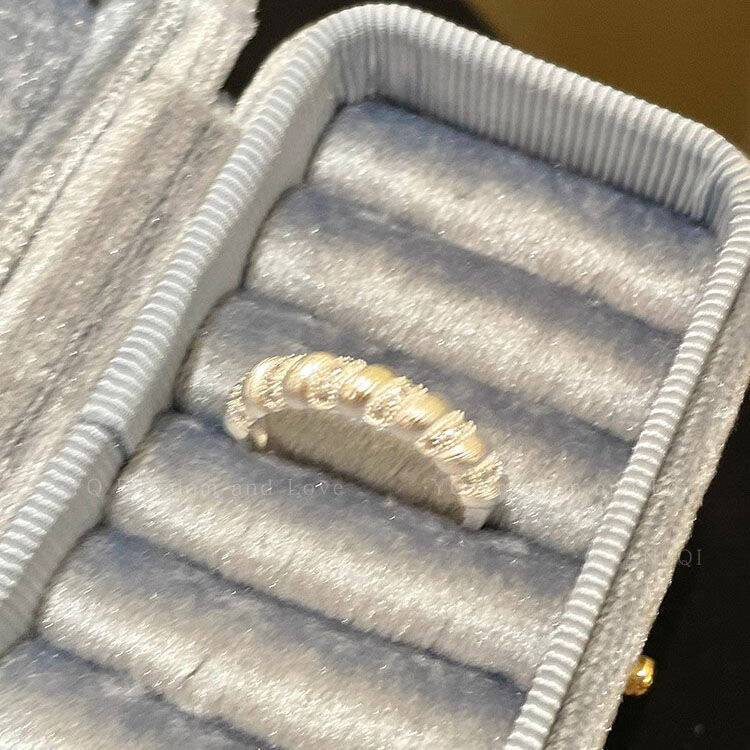 Brushed Open Band Ring