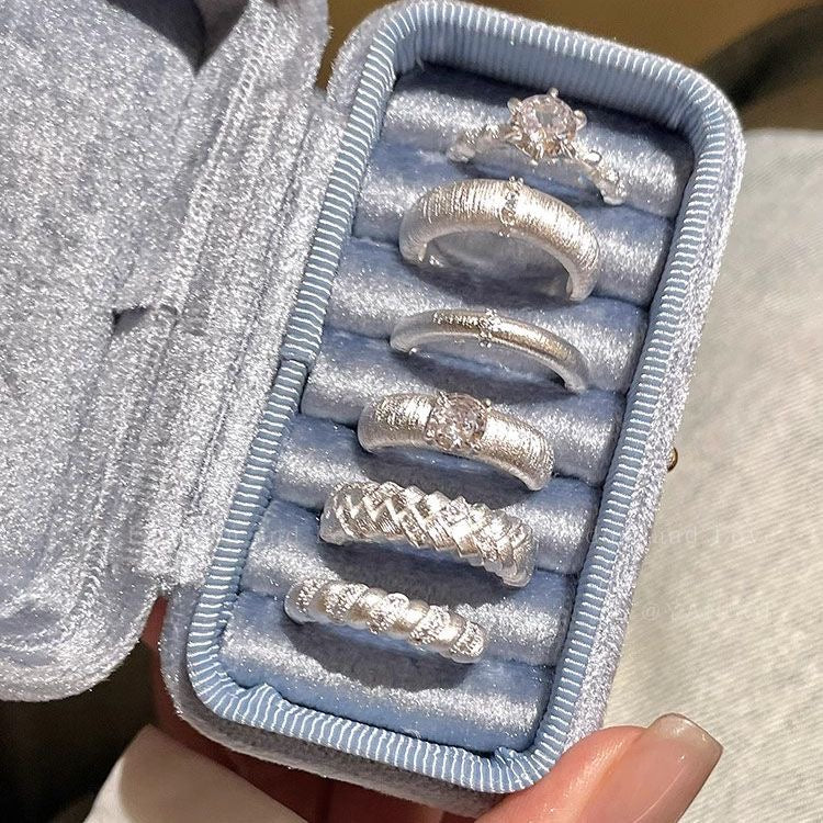 Brushed Open Band Ring