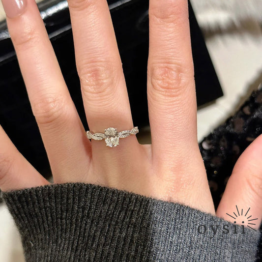 Twilight Waltz — S925 Silver Rotating Ballet Ring