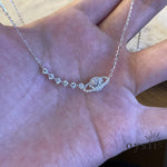 Celestial Glow – S925 Silver Planet Zircon Necklace